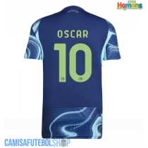 Camisa de time de futebol Ajax Oscar Gloukh #10 Replicas 2º Equipamento 2025-26 Manga Curta